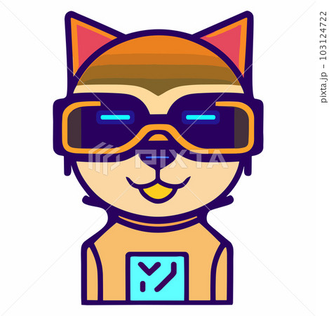 Dog vector illustration Flat Cartoon Style. logo cute Dog icon. Animal Nature Icon Isolated. 103124722