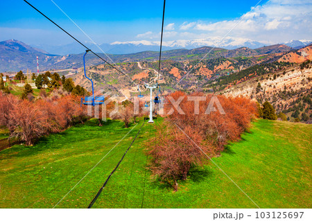 Cable Car to Beldersay Mountain, Uzbekistan 103125697