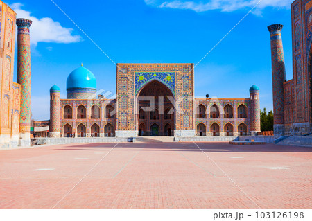 Registan ancient city in Samarkand, Uzbekistan 103126198