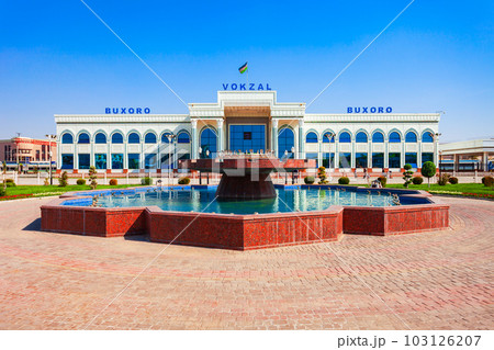 Bukhara passenger railway station in Uzbekistan 103126207