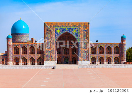 Registan ancient city in Samarkand, Uzbekistan Registan ancient city in Samarkand, Uzbekistan 103126308