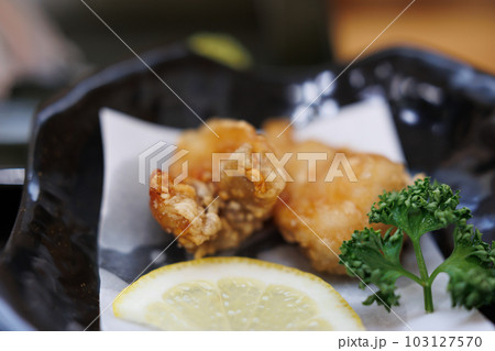 アンコウの唐揚げ（青森県風間浦村） 103127570