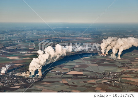 Coal Power Plant Smoke in Germany Coal Power Plant Smoke in Germany 103127876