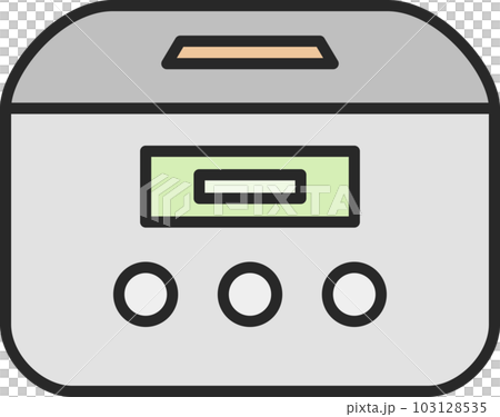 Color daily necessities illustration rice cooker 103128535