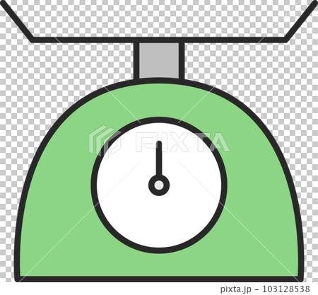 Color daily necessities illustration Weighing scale 103128538
