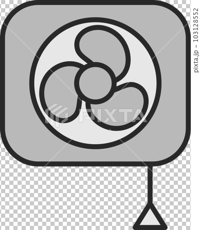 Color daily necessities illustration Ventilation fan 103128552