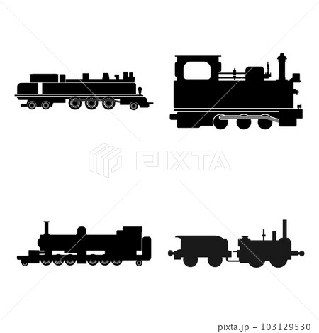 steam locomotive icon steam locomotive icon 103129530