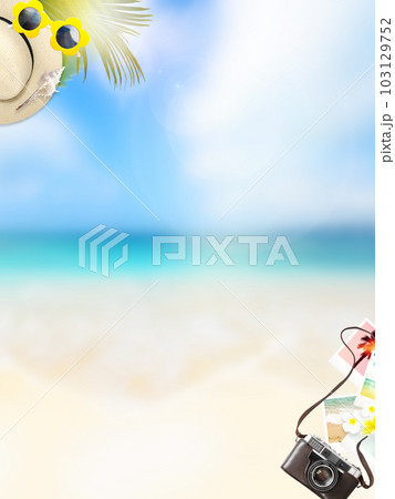 夏の旅行イメージ素材 103129752