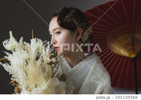 白無垢 フィンガーウェーブ 白無垢 フィンガーウェーブ 103130568