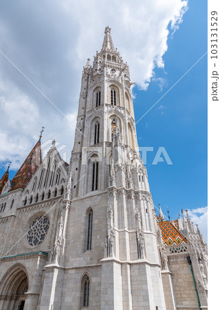 Matthias church in Buda Castle in Budapest, Hungary 103131529