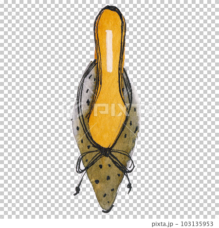 手繪高跟鞋和穆勒鞋 手繪高跟鞋和穆勒鞋 103135953