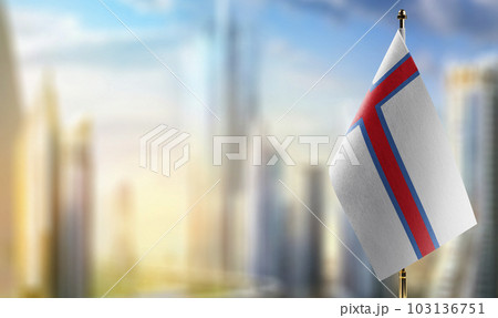 Small flags of the Faroe Islands on an abstract blurry background Small flags of the Faroe Islands on an abstract blurry background 103136751