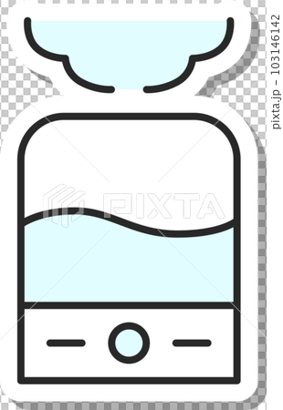 Sticker style daily necessities illustration humidifier Sticker style daily necessities illustration humidifier 103146142