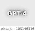 GPT-4イメージ シンプル3dロゴ 103146316
