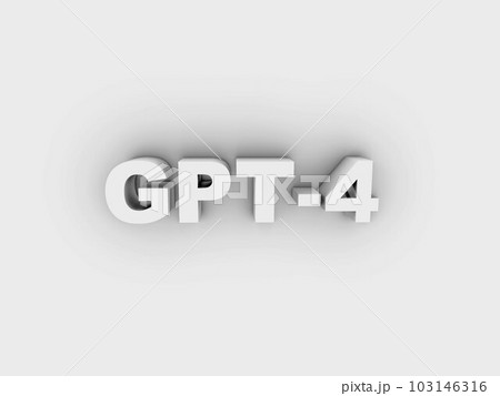 GPT-4イメージ シンプル3dロゴ GPT-4イメージ シンプル3dロゴ 103146316