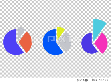 多彩餅圖設計集 多彩餅圖設計集 103146375