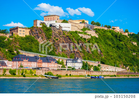 Ehrenbreitstein Fortress in Koblenz, Germany Ehrenbreitstein Fortress in Koblenz, Germany 103150208