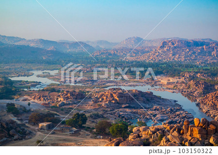 Hampi Vijayanagara Empire monuments, India 103150322