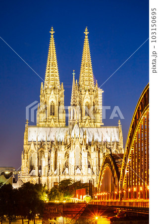 The Cologne Cathedral in Germany - Stock Photo [103150695