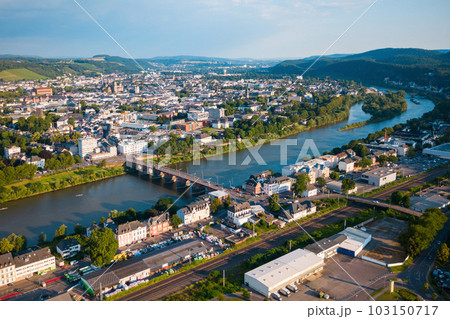 Trier aerial panoramic view, Germany 103150717