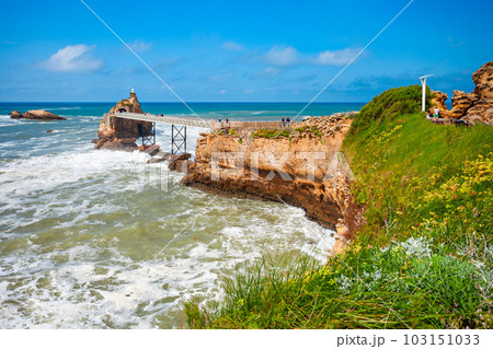 Virgin Rock in Biarritz, France Virgin Rock in Biarritz, France 103151033
