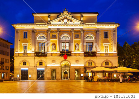 Lugano Town Hall in Switzerland 103151603