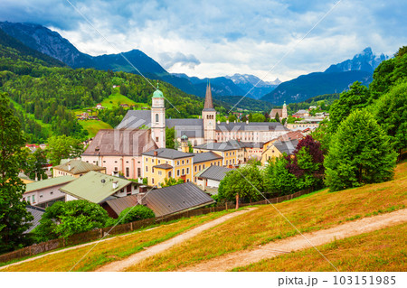 Berchtesgaden town in Bavaria, Germany 103151985