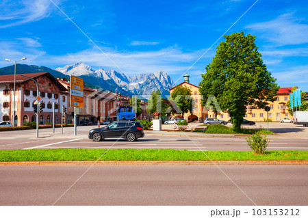 Town Hall in Garmisch-partenkirchen in Germany Town Hall in Garmisch-partenkirchen in Germany 103153212