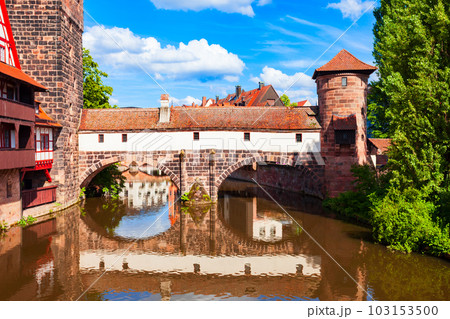 Nuremberg old town in Bavaria, Germany 103153500