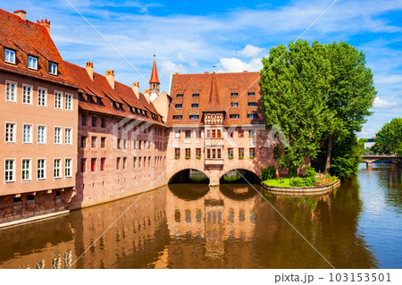 Nuremberg old town in Bavaria, Germany 103153501
