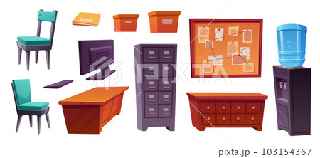 Police station room or detective office interior Police station room or detective office interior 103154367