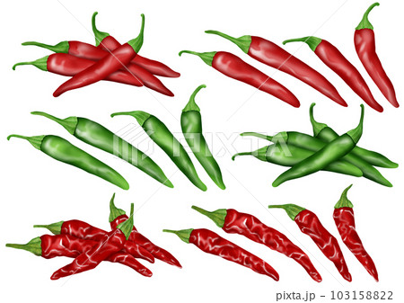 唐辛子 赤唐辛子 青唐辛子 乾燥唐辛子 103158822