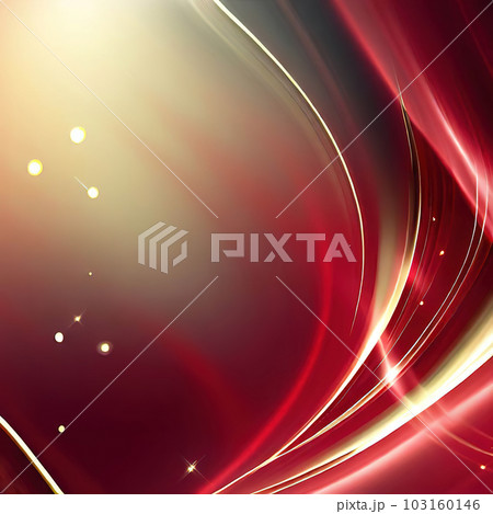 Luxury abstract red and golden background with glitter light effect decoration  103160146