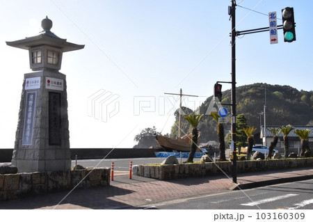 南越前町　河野北前船主通り　北前船主の館・右近家駐車場 103160309