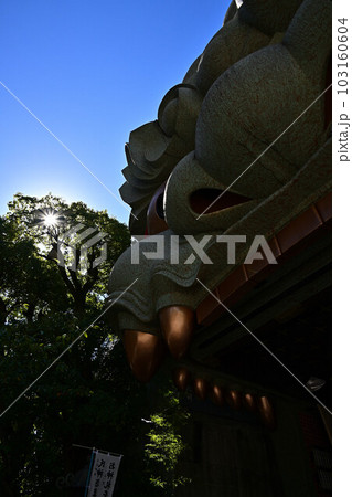 難波八阪神社より 難波八阪神社より 103160604