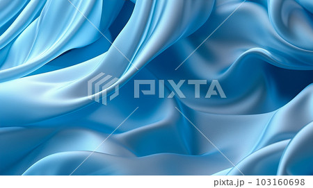 Generative ai illustration of abstract drapery Silk background 103160698