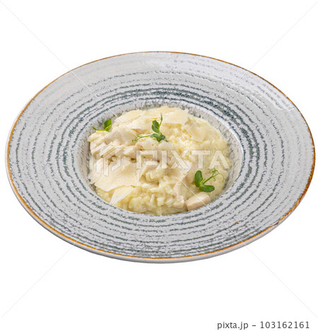 Chicken risotto with parmesan 103162161