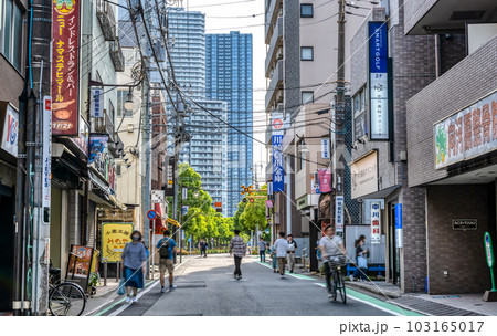 川崎市の都市風景 向河原駅 川崎市の都市風景 向河原駅 103165017
