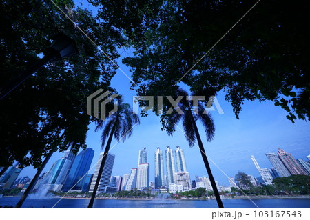 Scenery of Benjakitti Park, Bangkok, Thailand Scenery of Benjakitti Park, Bangkok, Thailand 103167543