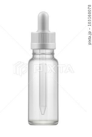 glass bottle with dropper. 103168078