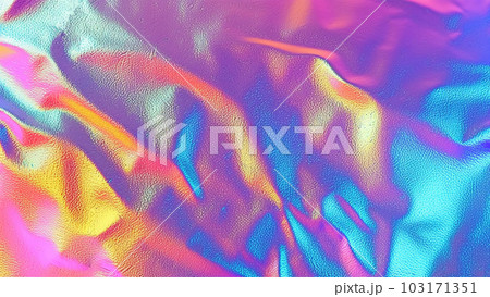 Abstract illustration, colored waves and fancy images, wallpaper, poster, art, Generated AI 103171351