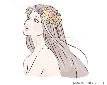 女性のイラスト素材 女性のイラスト素材 103173061