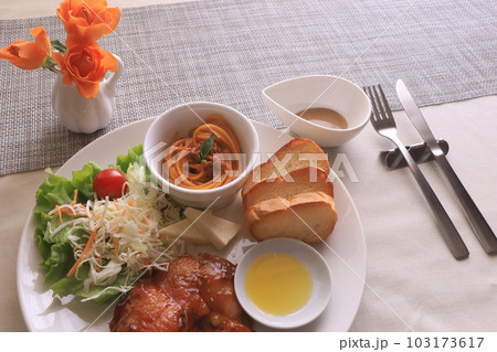 照り焼きチキンのワンプレート 照り焼きチキンのワンプレート 103173617
