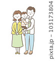 子供が1人いる若い家族 103173804