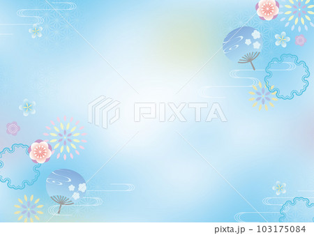 夏の和柄 103175084