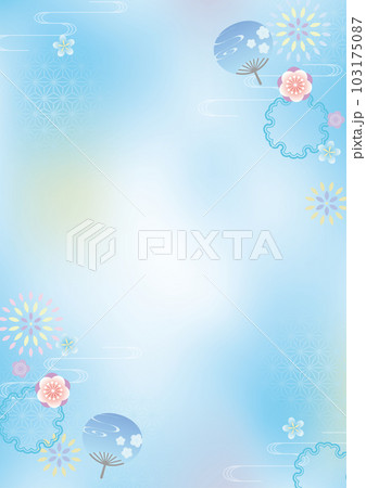 夏の和柄 103175087