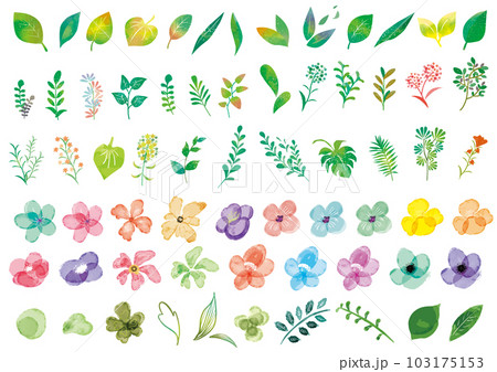 花のアイコンセット 花のアイコンセット 103175153