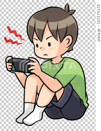 boy addicted to games 103175378