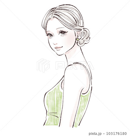 女性のイラスト素材 103176180