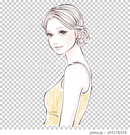 女性のイラスト素材 女性のイラスト素材 103176556